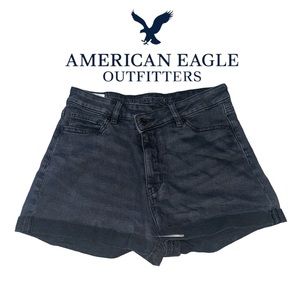 American Eagle Black Jean Shorts